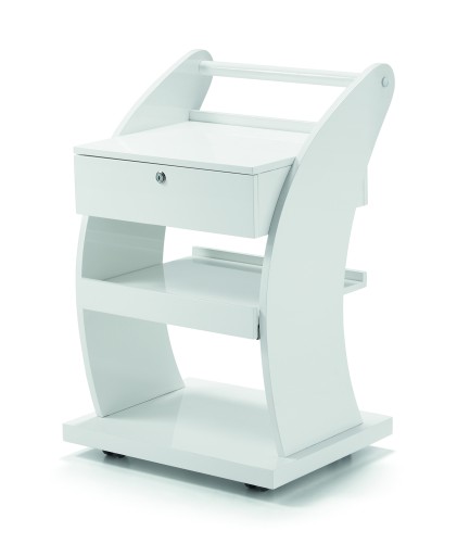 Table d'appoint X blanc