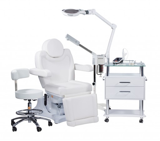 Cabine cosmétique Queen IX Comfort à 4 moteurs, pivotante