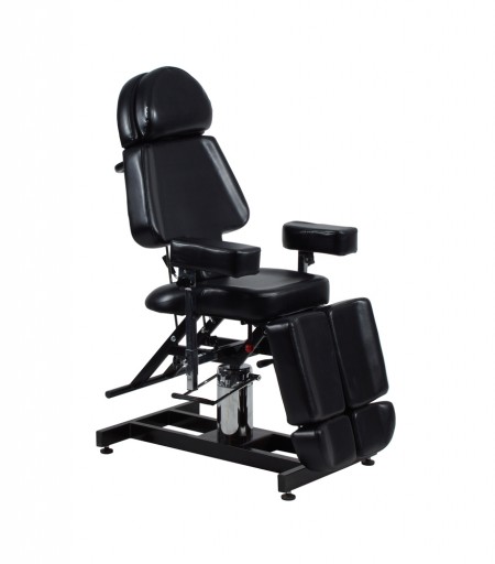 Chaise de tatouage Princess II Basic hydraulique noire