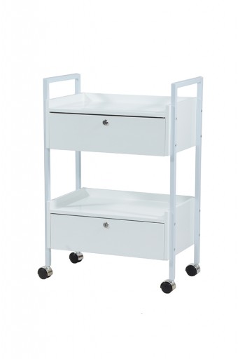 Table d'appoint V blanc