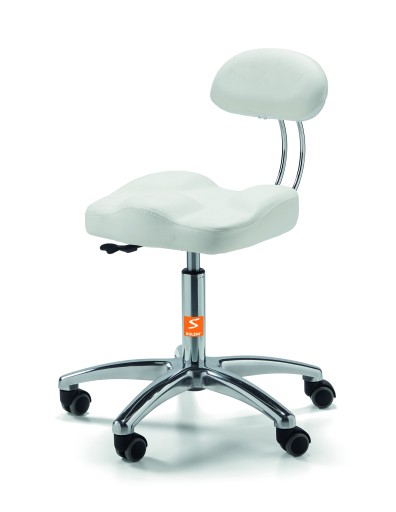 Tabouret de travail I avec dossier