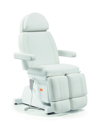 Fauteuil de pédicure Queen Foot III Comfort électrique 5 moteurs en option chauffage & fonction massage