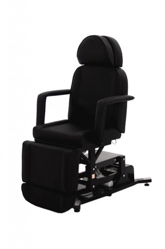 Fauteuil de tatouage Queen III Classic noir électrique 3 moteurs
